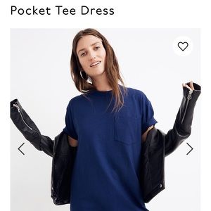 BLACK Madewell Pocket Tee Dress